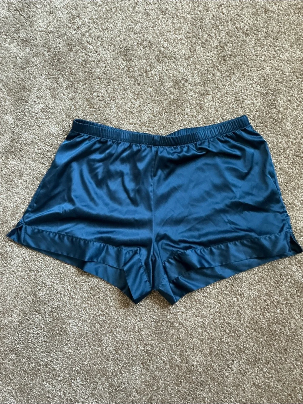 Stars Above Satin Cami & Shorts Sleep Set - Deep Blue xs